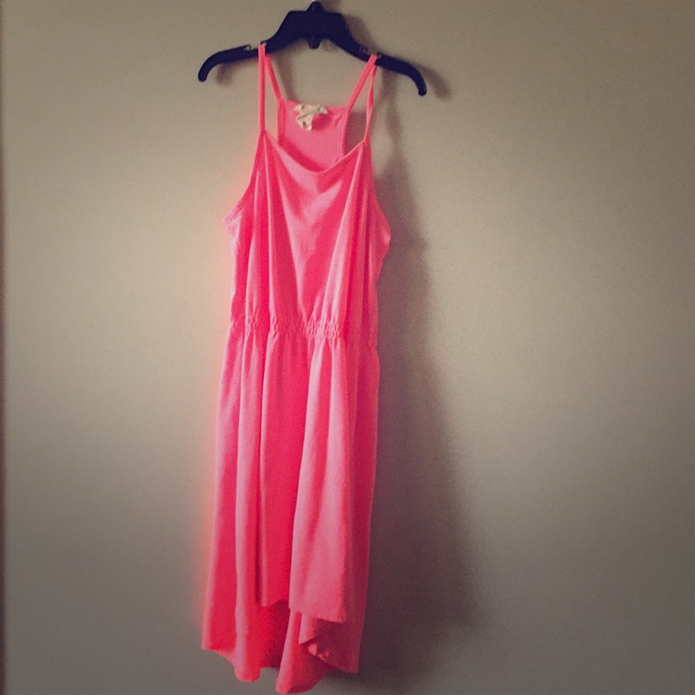 A pink H&M dress